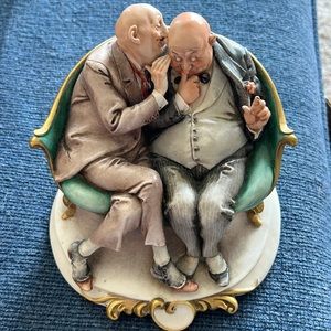 Grandpa needs this gift Signed collectible, Capidamonte,older gents telling tale